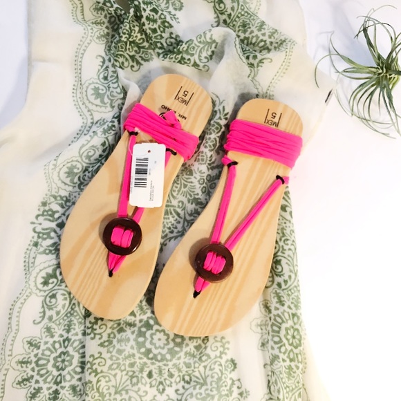 Mr Buho Lace Up Ankle Wrap Sandal Flat Flip Flop 7 - Picture 1 of 8